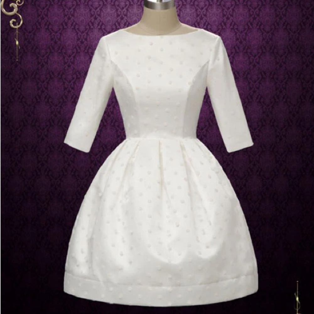 🤍🤍🤍 Dreamy 50s vintage retro style handmade wedding dress by Ieie Bridal